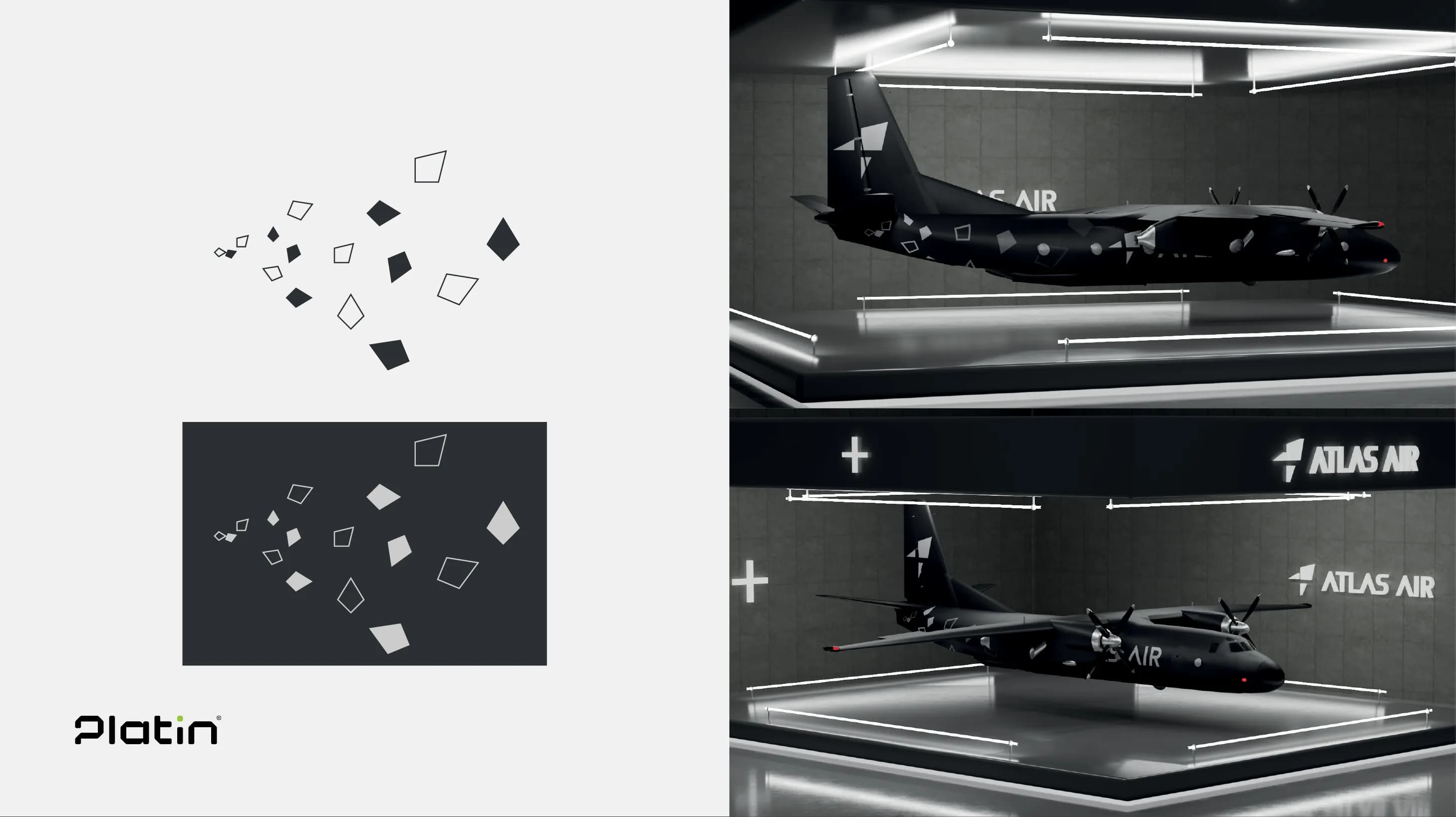 Atlas Air visual identity design