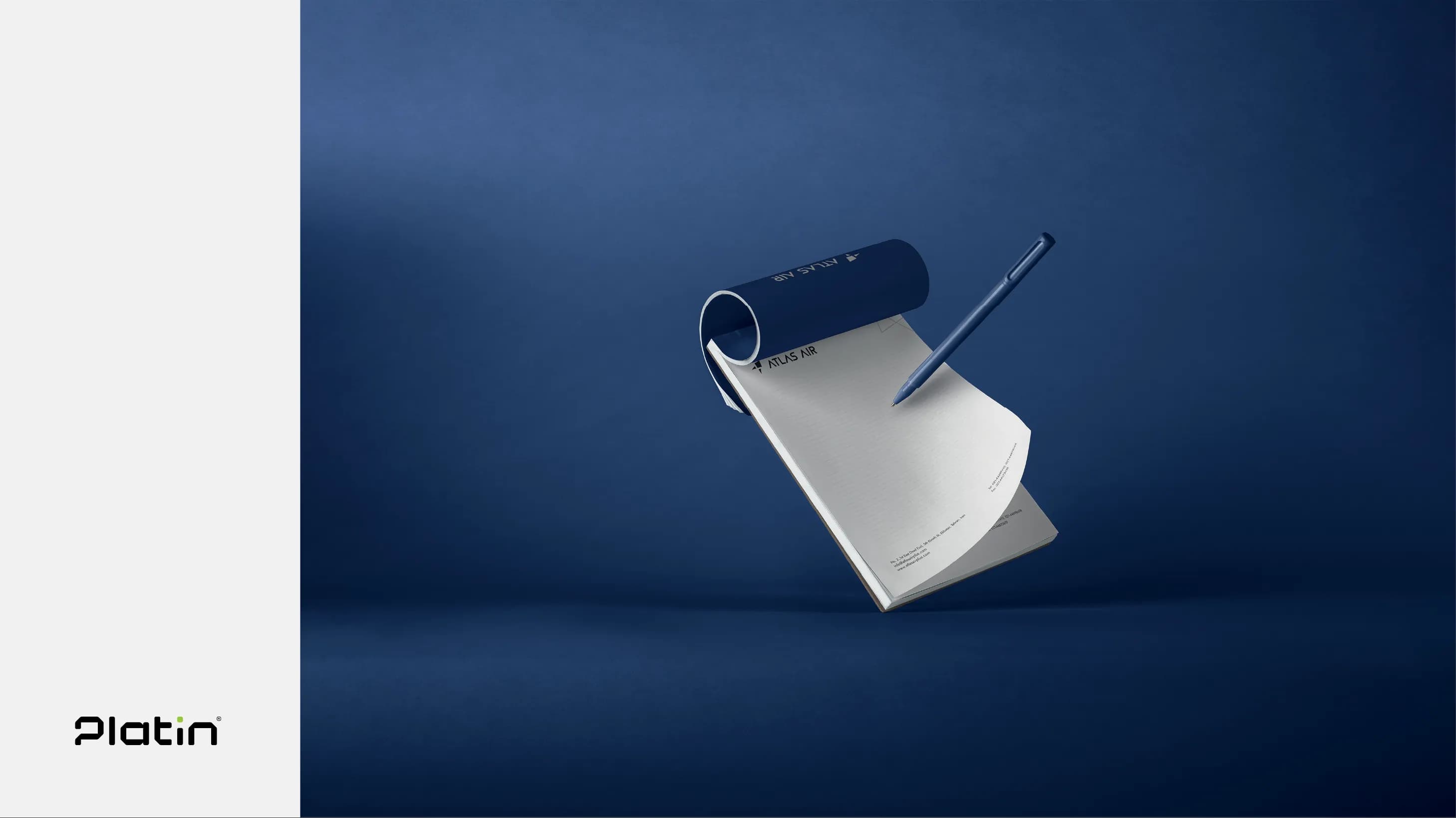 طراحی هویت بصری اطلس ایر